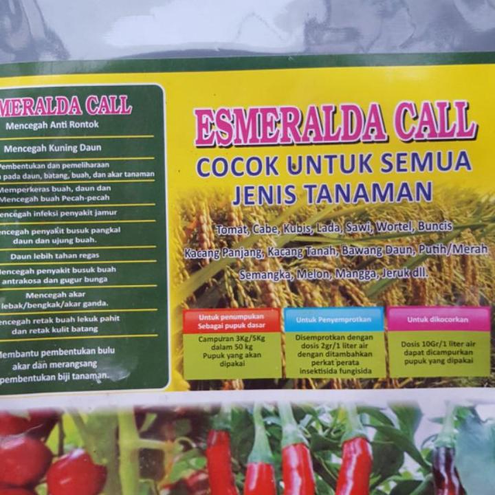 Terbaru dan terlaris Pupuk Super Kalsium + Boron ESMERALDA CAL 1KG 