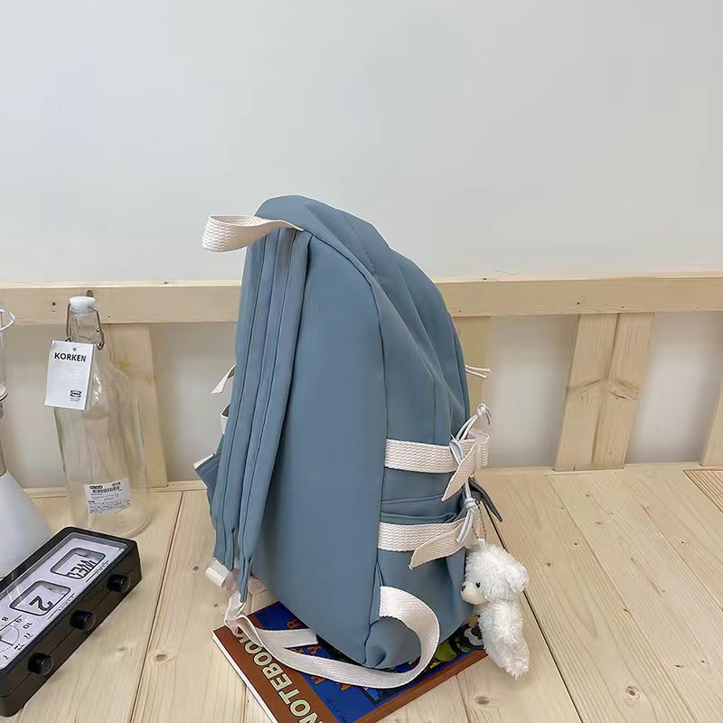 BACKPACK SEKOLAH POLOS / TAS RANSEL SEKOLAH / TAS LAPTOP / TAS BELAJAR / TAS RANSEL ANAK / TAS RANSEL