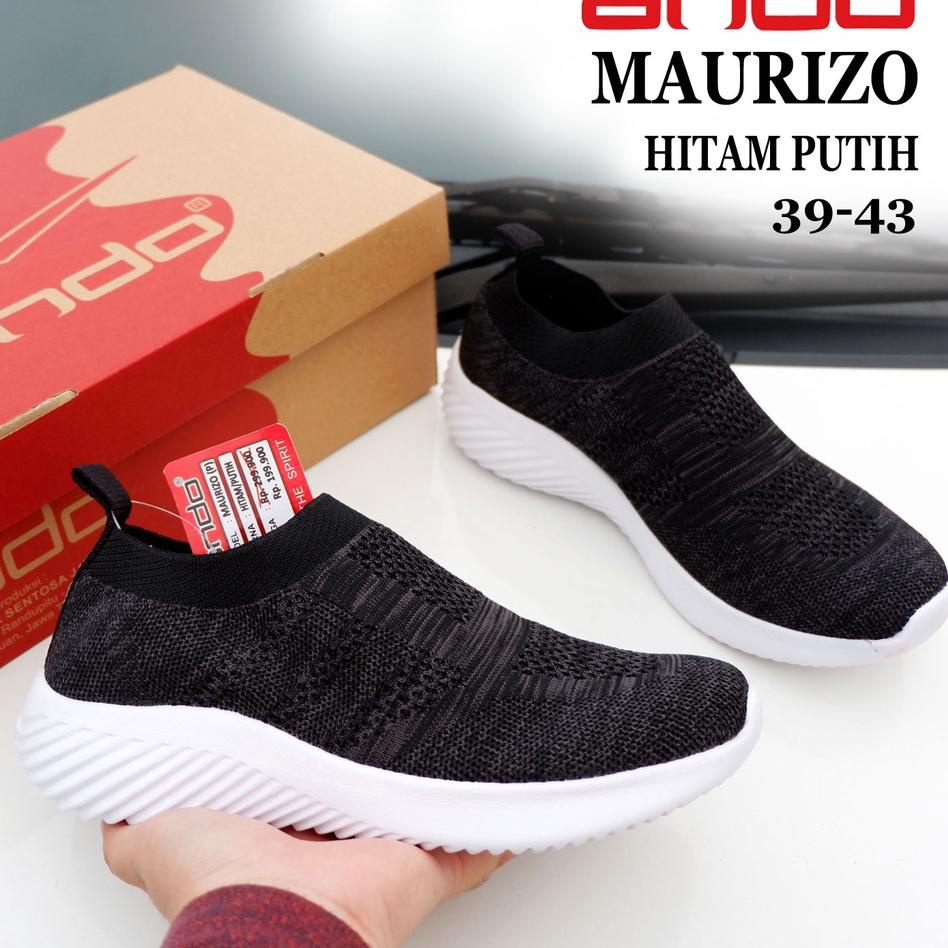 Sepatu Pria Ando - MAURIZO  & TERACOTA size 39-43 - sepatu rajut pria - sepatu sneakers - sepatu kni