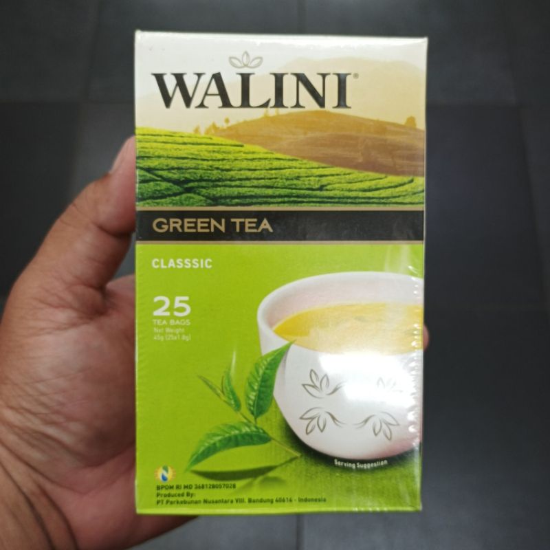 

Walini Teh Celup HIJAU KLASIK Walini Green Tea 25 amplop