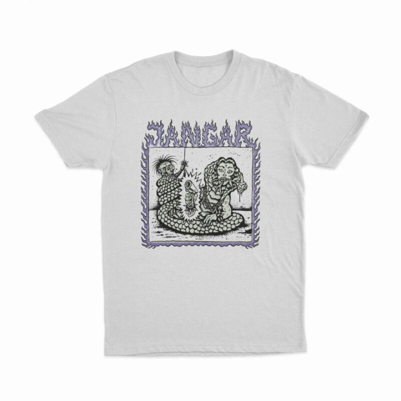 Jangar Merchandise - Tshirt Nure Onna White Tees / Tshirt Musik Merchandise