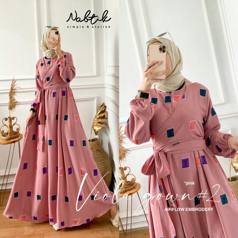 VIOLA, CIKA Maxi Dress Ori by Nabtik1