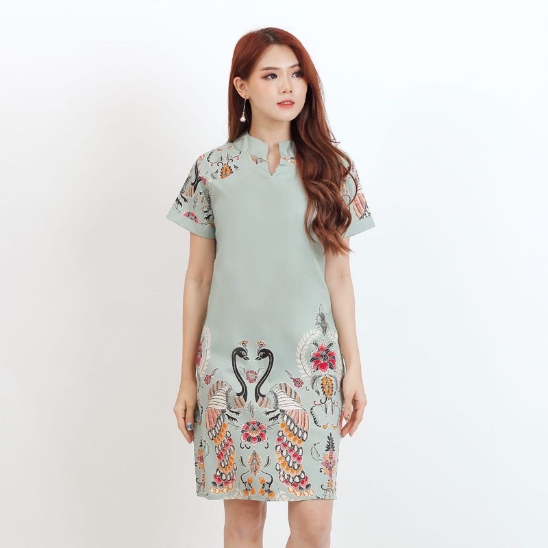 Dress Batik BV/ BD-19/ BD-65/ BD-75/ Dress Imlek/ Dress Warna Pastel