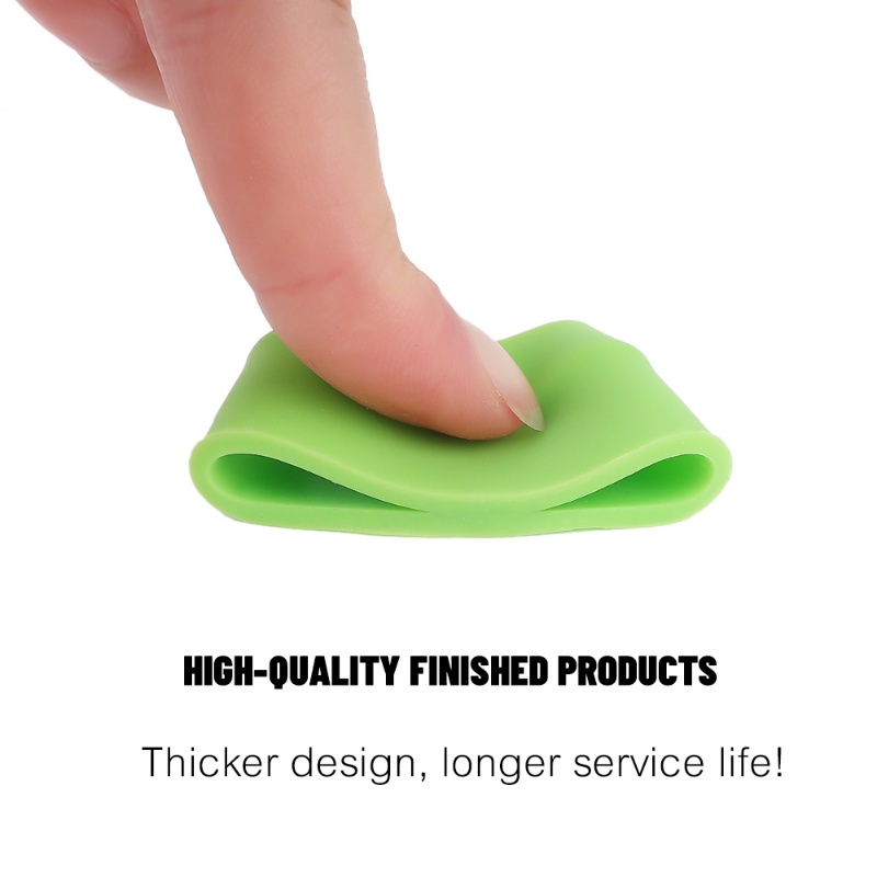 1pc Ring Stopper Pelindung Jari Bahan Karet Silikon Anti Slip Warna Acak Untuk Joran Pancing