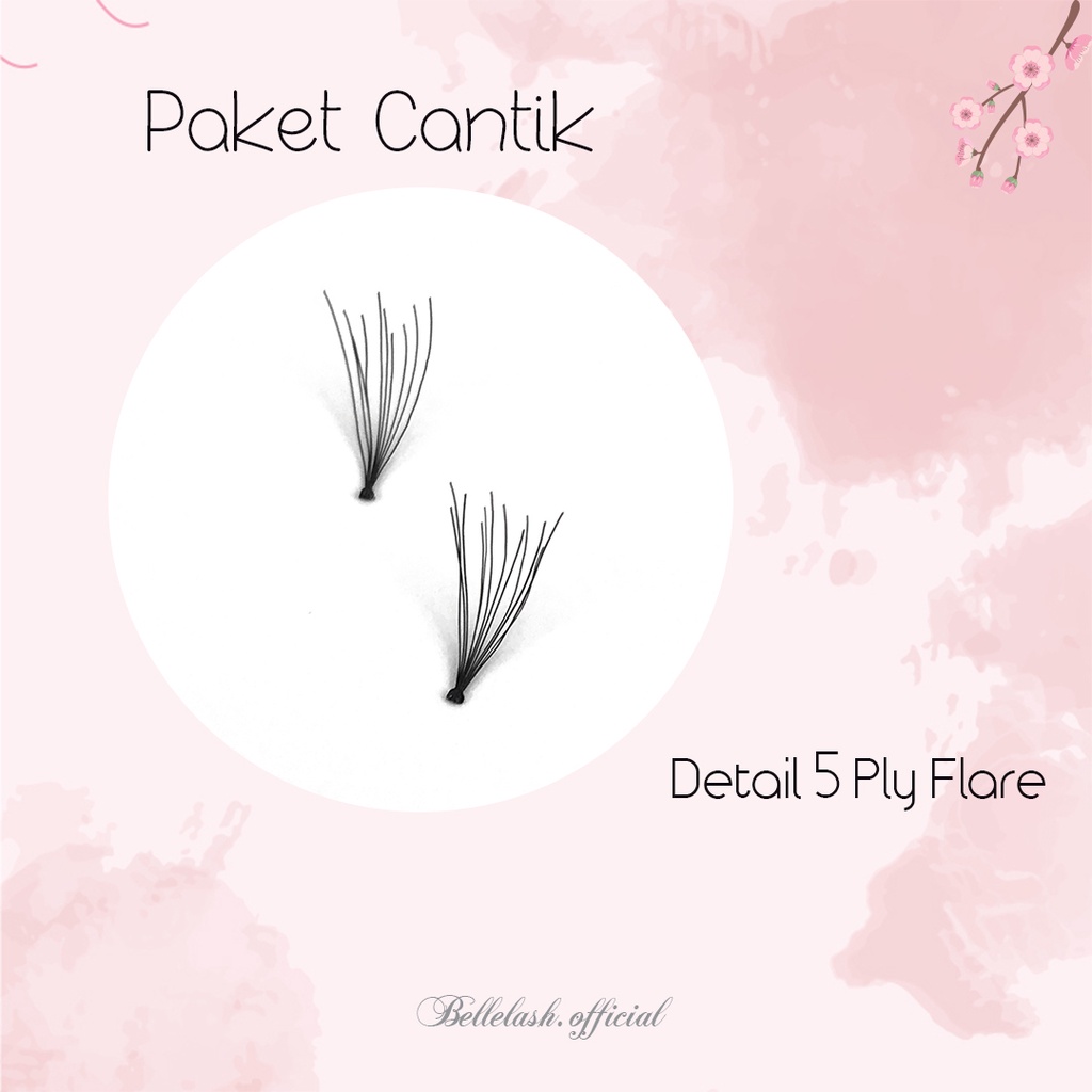 Paket Cantik Bulumata Tanam Eyelash Extension Flare