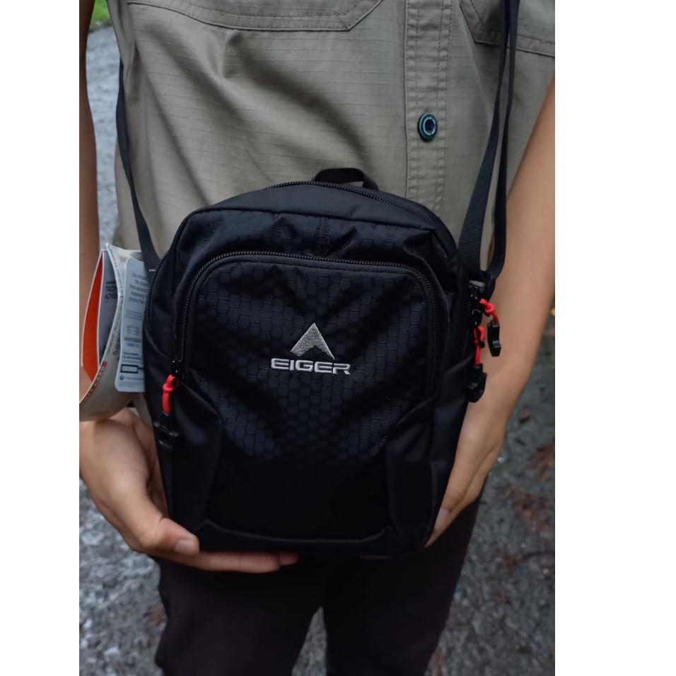 Stok Terbatas Promo Tas Selempang Pria Waistbag Slinbag Eiger1003 Terbaru / Tas Bahu Cowok Hp Kamera