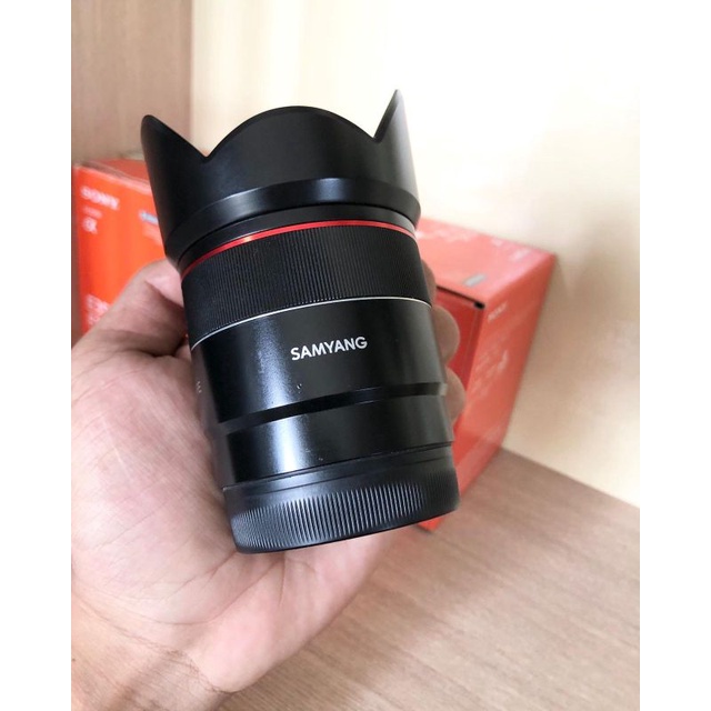 lensa samyang af 35mm f1.8 - lensa bokeh -lensa fix sony