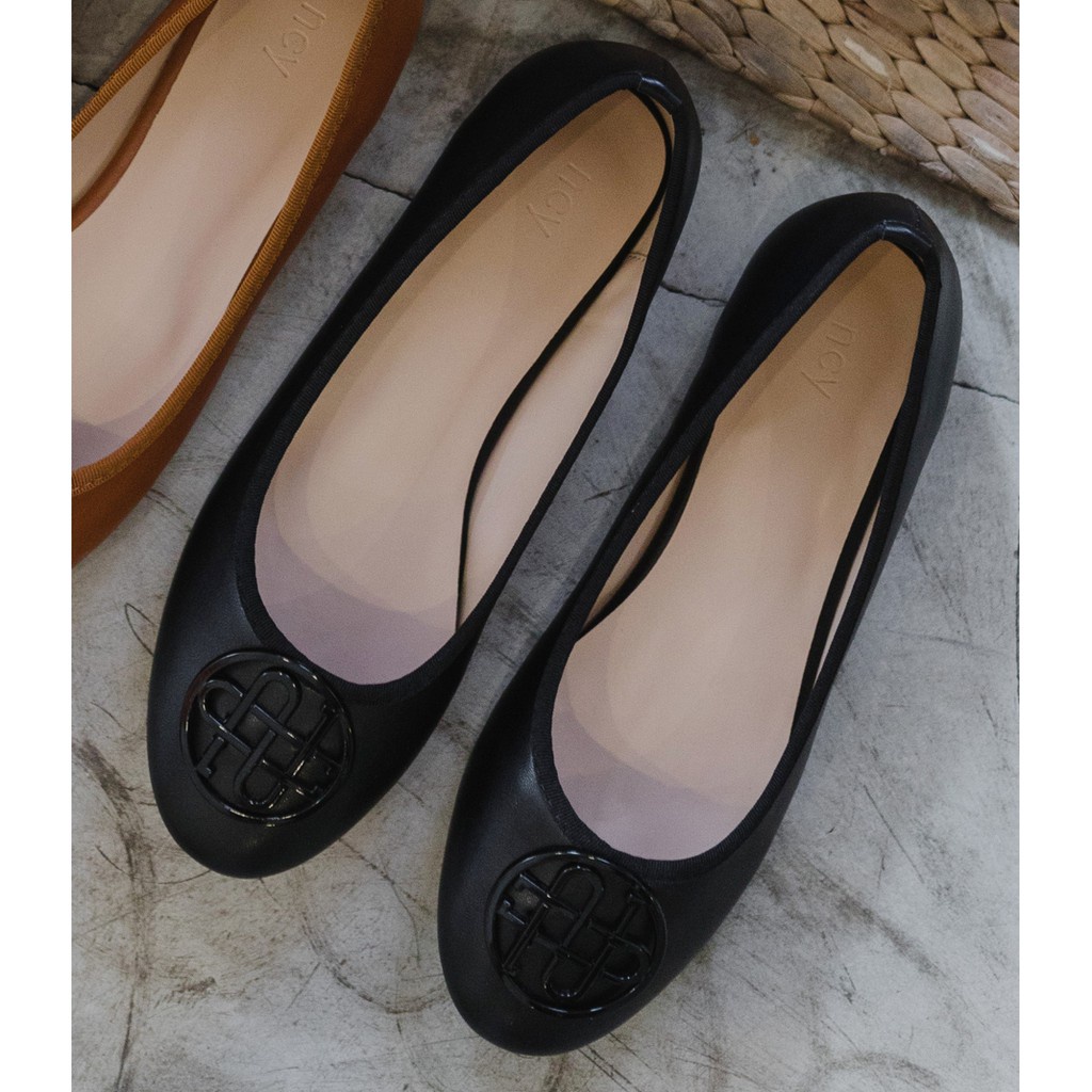 NCY Shoes Molly Flats Warna Hitam