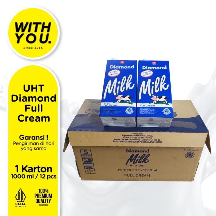 

Diamond Uht Fullcream 1 Karton @12pcs