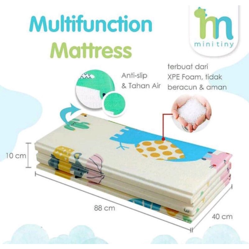 Minitiny Multifunction Mattres (Matras Alas Main) UK 180cm x 200cm