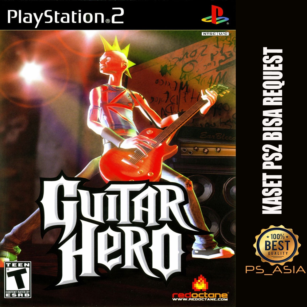 Kaset PS 2 Guitar Hero - Gitar Hero PS 2