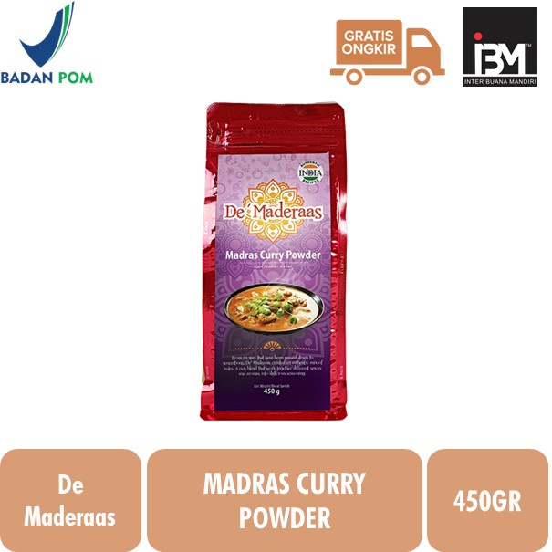 

De Maderaas Madras Curry Powder 450 gram