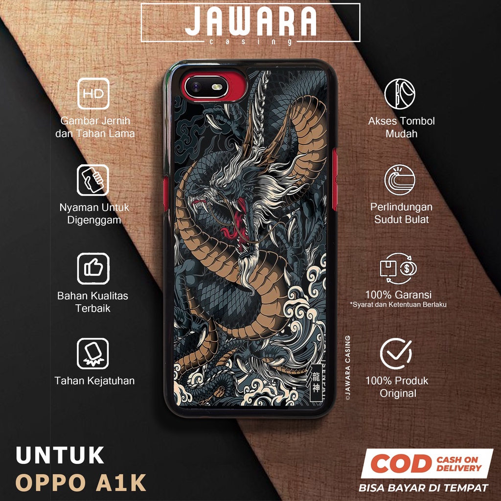 Case Oppo A1K Casing Oppo A1K Jawara Casing [DRGN] Case Glossy Case Aesthetic Custom Case Anime Case