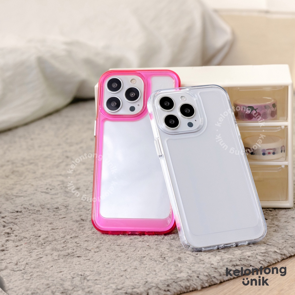 (Seri 2) For iPhone - Space Impact Military Acrylic Case