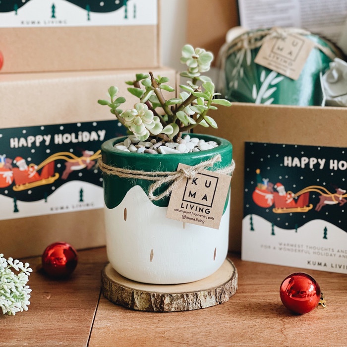 

[COD] KUMA Living Christmas Hampers Jingle Clara Dark Green - D.
