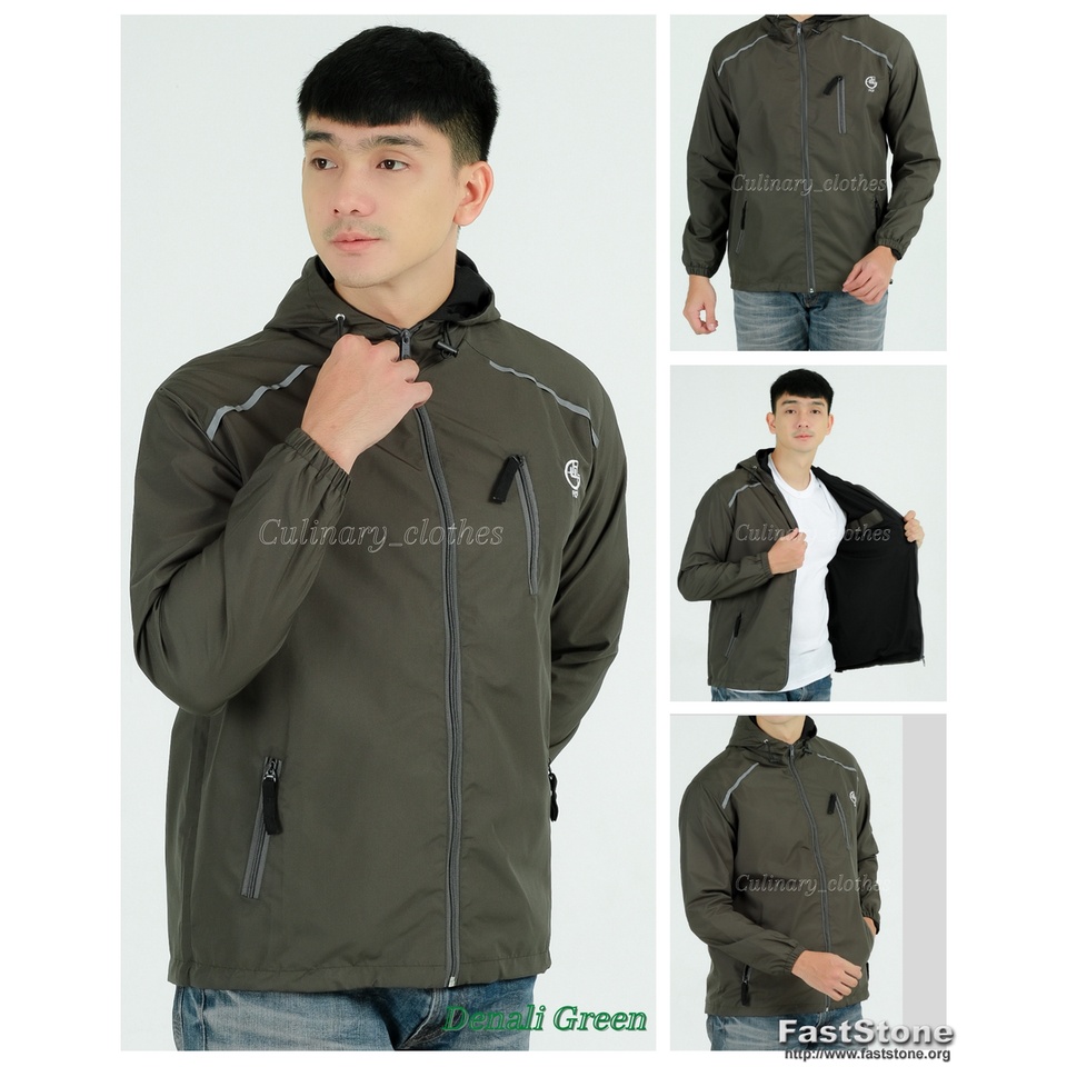 Jaket pria wanita  IKC 002 Bandung keren grosir pakaian pria jaket parasut WATERPROOF ORIGINAL FCF