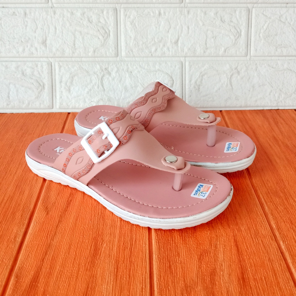 Kickers RF.02 Sandal Wanita Flat size 37-40