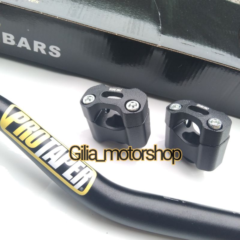 Stang Fatbar Protaper Plus raiser hitam Stang fatbar Protaper high Universal