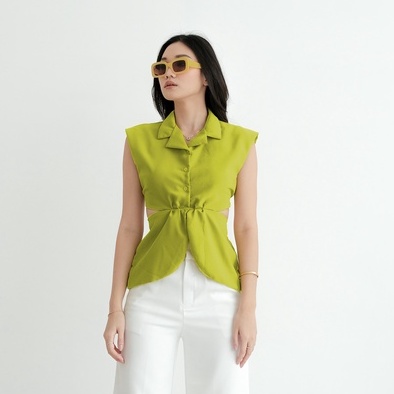 [TAVIA] MARGARET TOP / BLOUSE WANITA / ATASAN WANITA