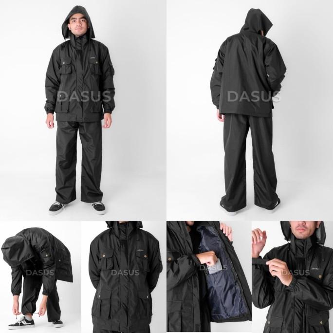 Jas Hujan Tebal Anti Bocor Dasus