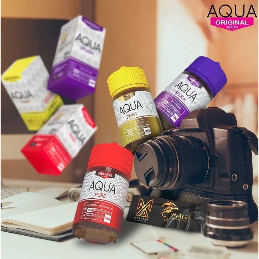 AQUA Original Series LIQUID FRUITY 60Ml 3MG Liquid Authentic by 9 Naga