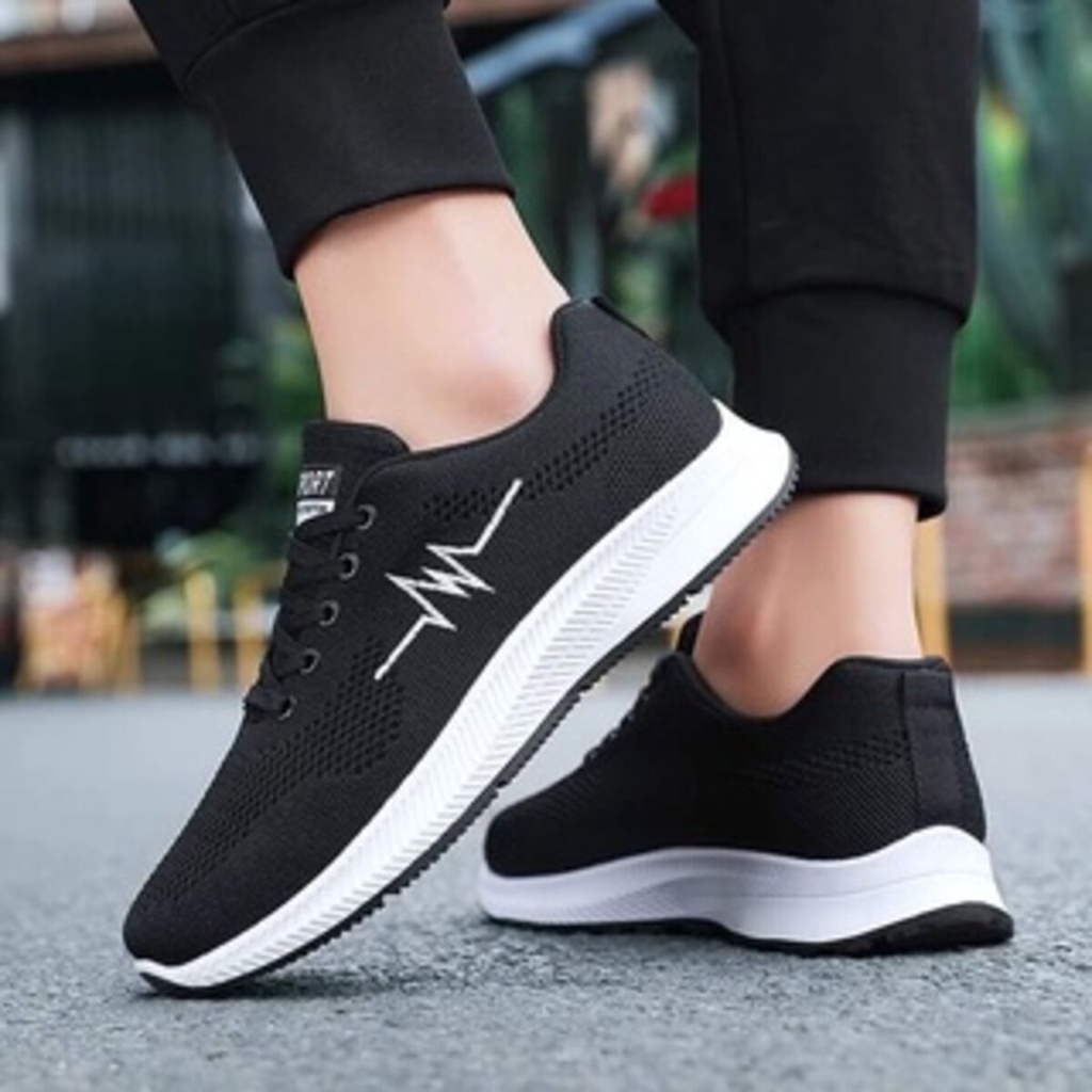 Sepatu Sneakers Pria Terlaris / Sepatu Fashion Kasual / Promo Sepatu Sport COD