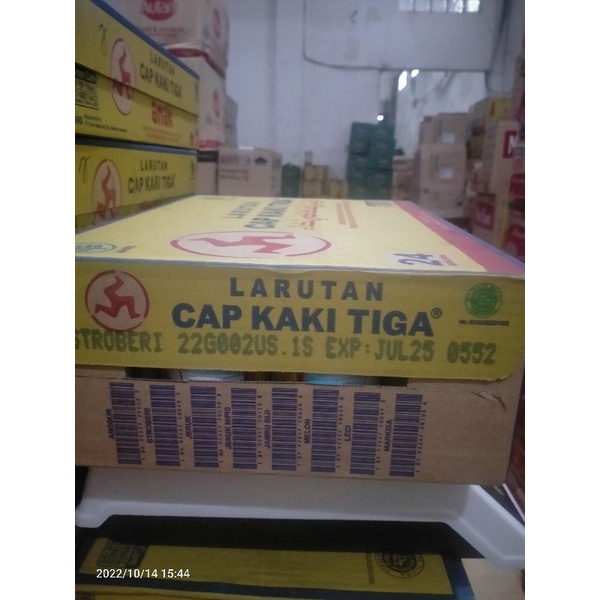 larutan kaki tiga dewasa kaleng 320ml, isi 24,per karton.