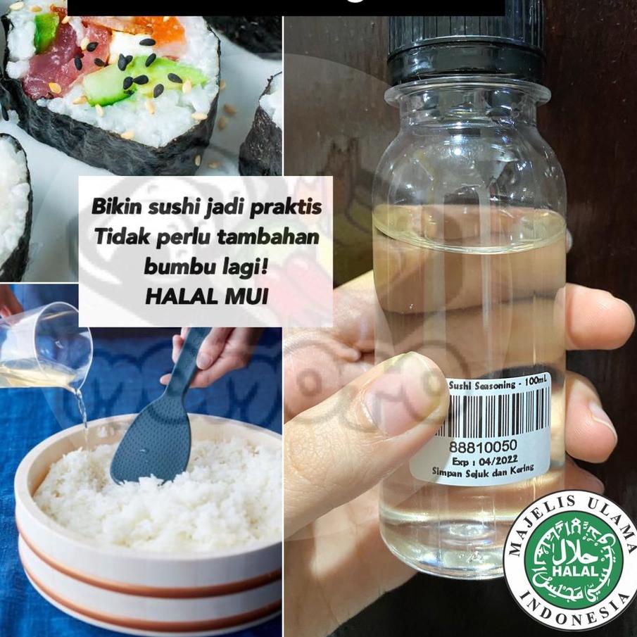 

ボ Cuka Sushi Seasoning 100 ml Halal / Vinegar Cuka Bumbu Nasi Sushi Gimbap Onigiri BEST PRICE 2492 ♠