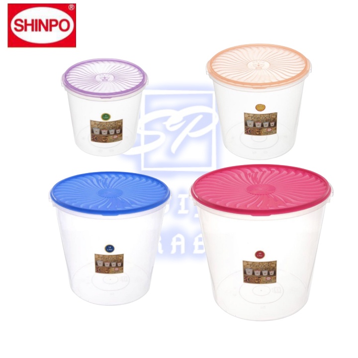 NEW!! SHINPO - TOPLES PLASTIK KUE KERING KEDAP UDARA / TOPLES 5-10-16-25 LITER