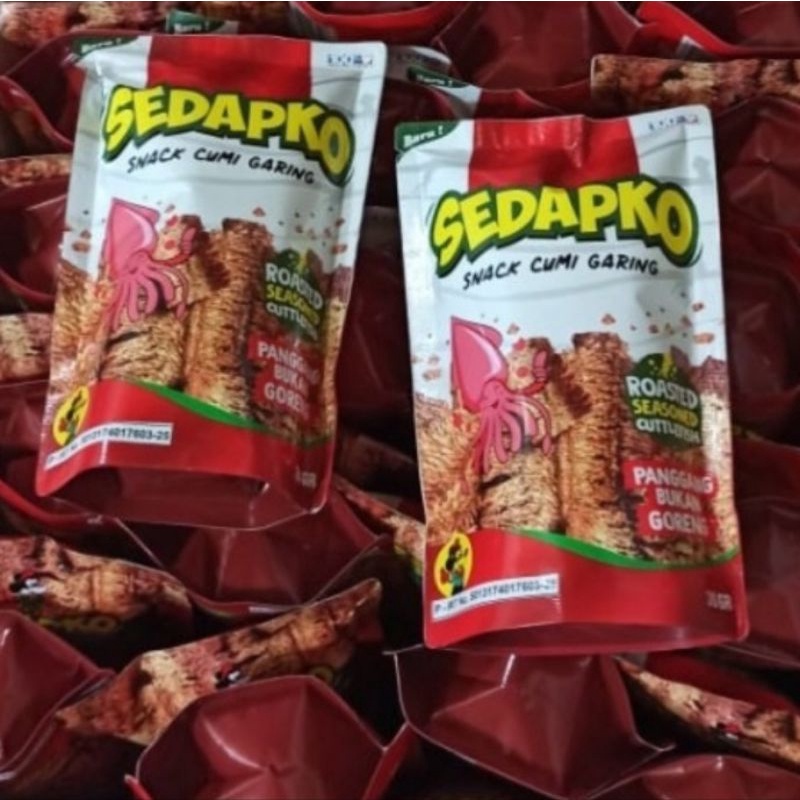 

SNACK CUMI GARING SEDAPKO / CEMILAN JUHI PANGGANG SEDAP GARING 30GRAM