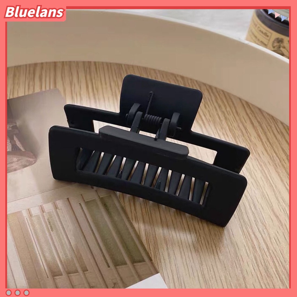 Bluelans Jepit Rambut Cakar Bentuk Persegi Besar Tahan Aus Untuk Aksesoris