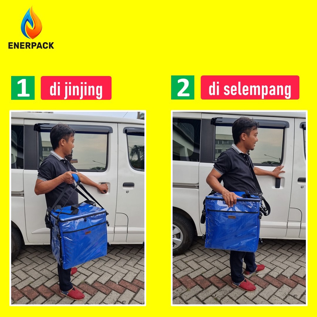 ENERPACK Tas Ojol Kurir Motor - Tas Delivery Bag Makanan EP-F