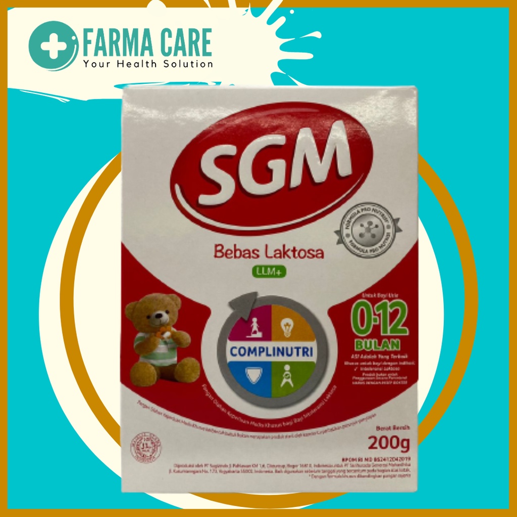 SGM LLM SUSU BEBAS LAKTOSA 200GR dan 400GR