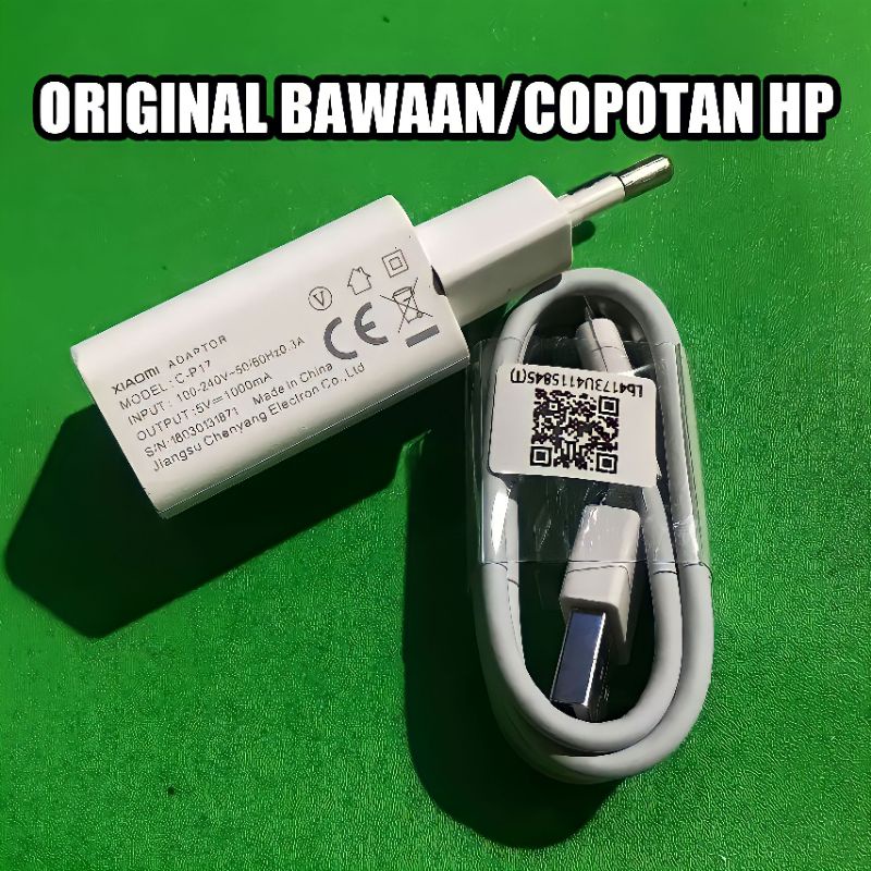 Charger Original Bawaan Xiaomi 6a