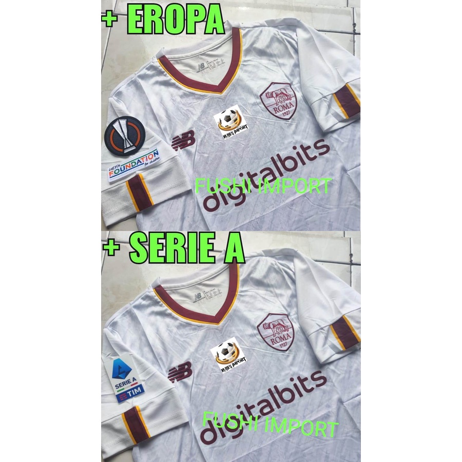 Jersey Baju Bola Rhoma Away Full Patch 2022 2023 Grade Ori