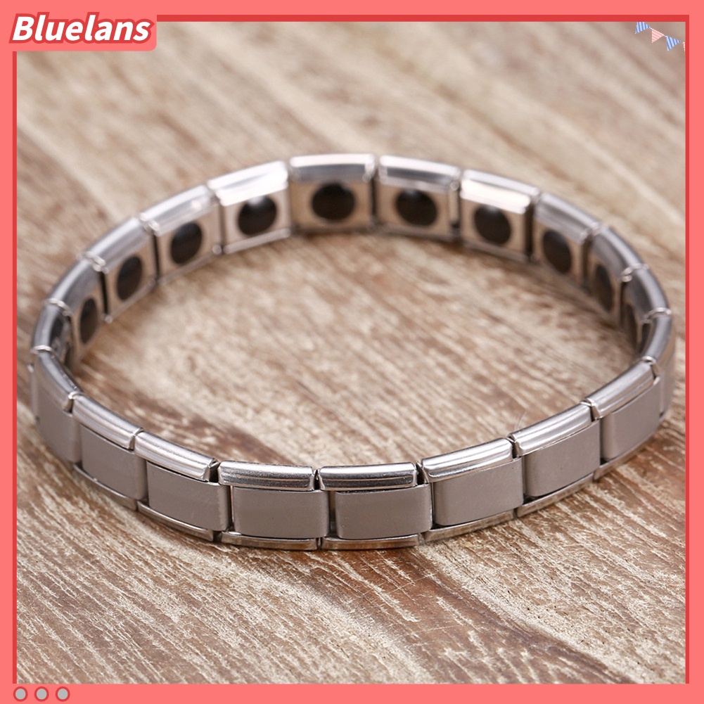 Bluelans Unisex Tourmaline Magnetic Energy Balance Bracelet Slimming Bangle Health Care