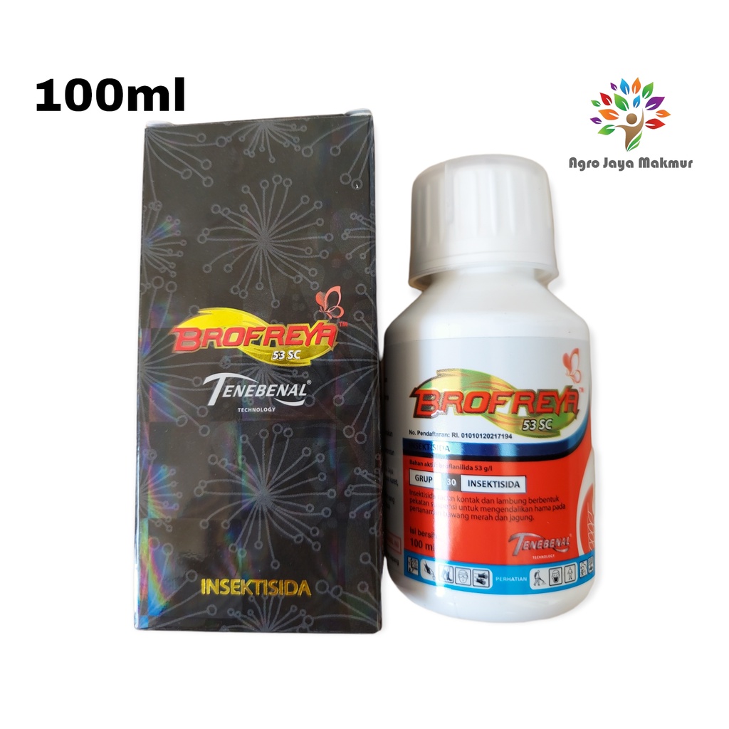 INSEKTISIDA BROFREYA 53 SC 100 ML/OBAT HAMA ULAT/PEMBASMI HAMA TANAMAN/pengendali hama/insek/brofea/