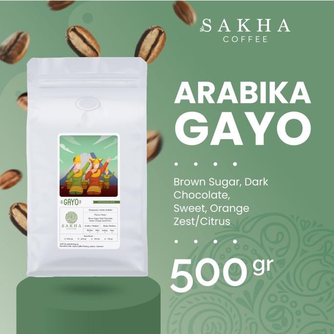 

Biji Kopi Bubuk Arabika Gayo Aceh Sumatra Arabica Coffee Beans 500gr