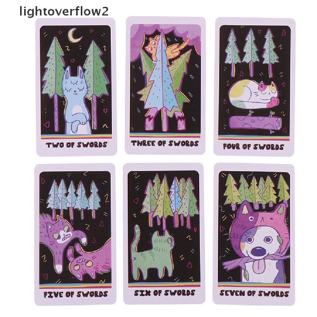 (lightoverflow2) Kartu Tarot The Weird Cat Untuk Ramalan