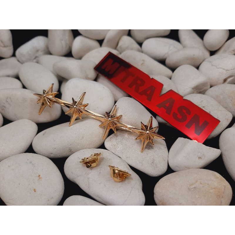 Tanjab Kerah Pin Kerah Dishub Bintang 1 2 3 4