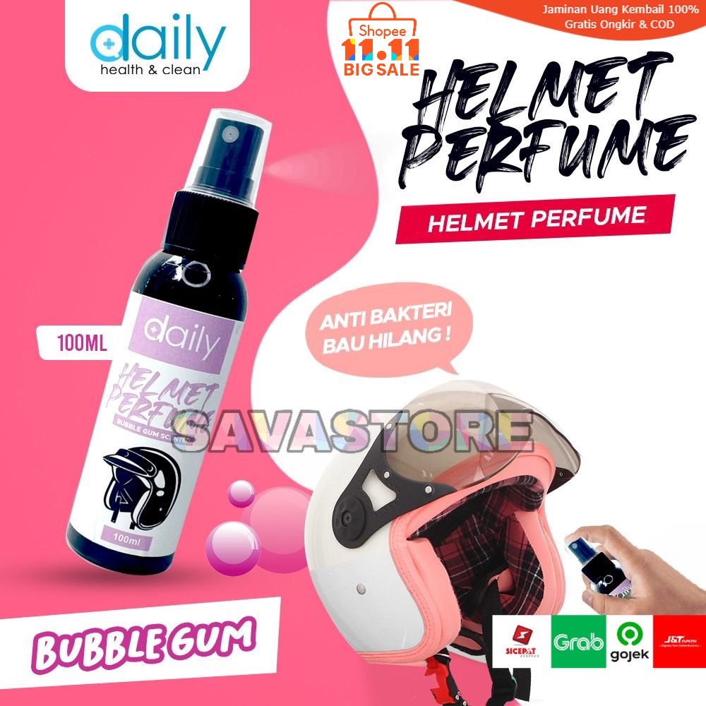 PARFUM HELM - DAILY HELMET PERFUME - AMPUH MENGHILANGKAN BAU HELM - ANTI BAKTERI ANTI BAU APEK