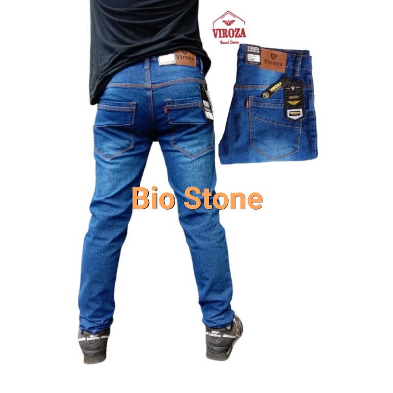 CELANA PANJANG JEANS PENSIL PRIA SIZE 27-38  SLIMFIT COWOK