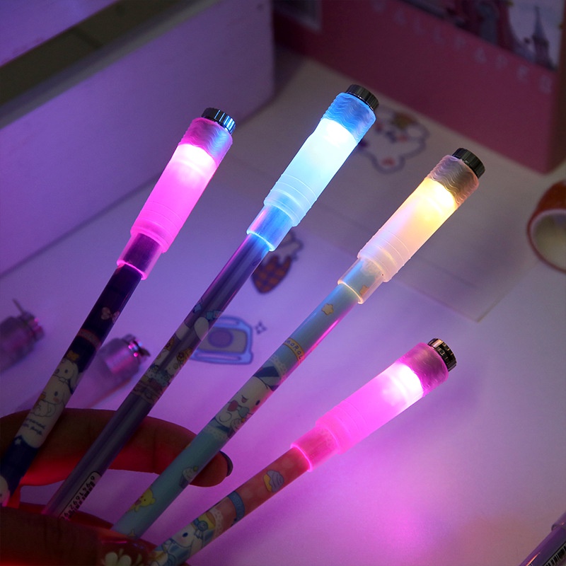 Mainan Fidget Spinner LED Flexible Bahan Plastik Untuk Anak / Dewasa