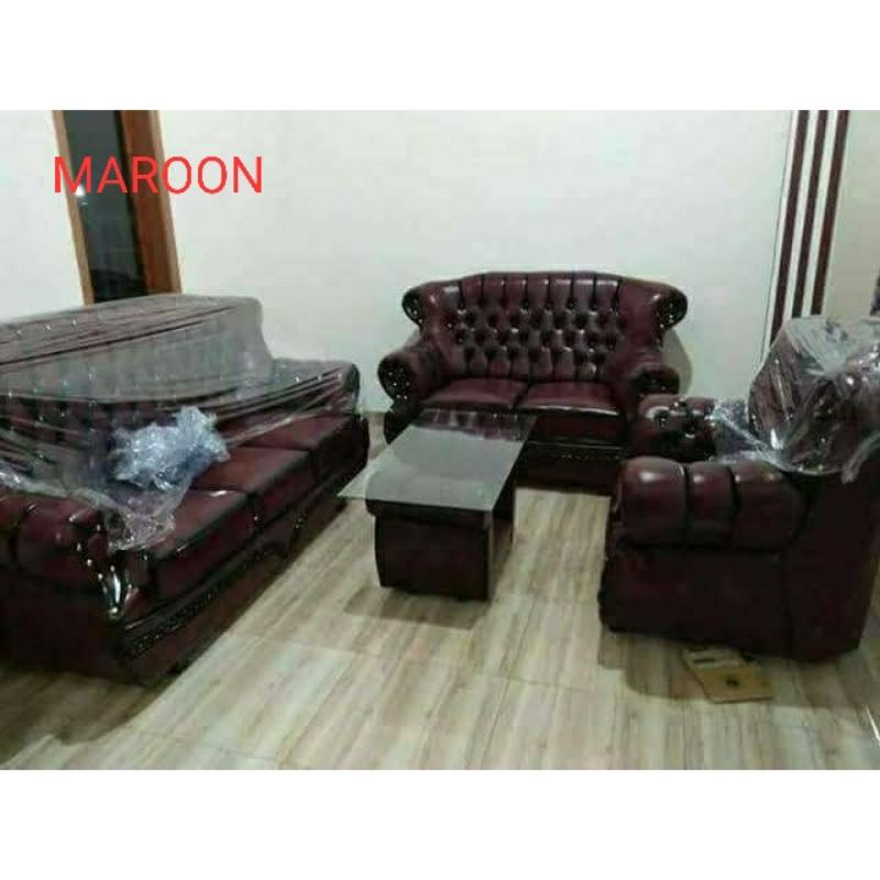 Sofa Jaguar Mini 321 Wosh + Meja (Sofa Ruang Tamu)
