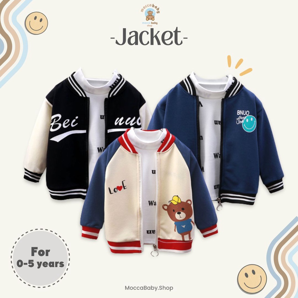MBSS -  JACKET Anak laki-laki perempuan Hoodie Anak Import Lucu Casual
