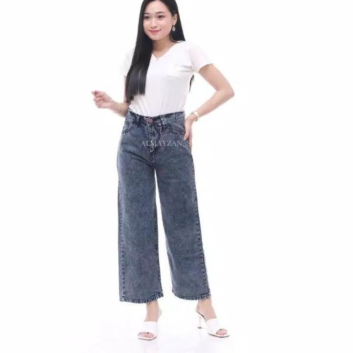 Sale Highwaist Kulot Jeans Premium Jumbo Big Size /JUMBO KULOT BOYFRIEND JEANS SIZE 27-38 / CELANA K