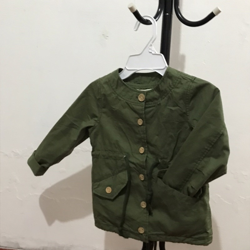 Jaket Baby Hijau Army - Picos Made in Korea