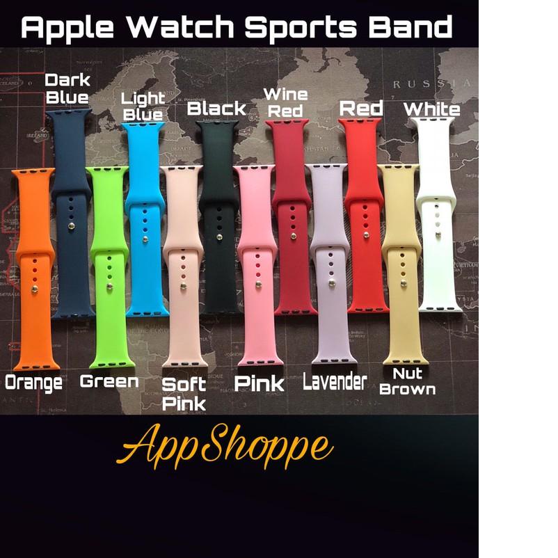*PROMO* Strap IWatch Silicone Sports Band Series 4 3 2 1 Strap 38/42mm 40/44mm 100% Awet ?