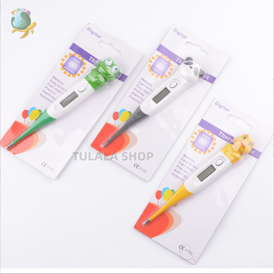 [TULALA SHOP]THERMOMETER DIGITAL ALAT PENGUKUR SUHU BADAN TUBUH BAYI BABY ANAK TERMOMETER UKUR MULUT KETIAK / Thermometer Karakter Termometer Digital Pengukur