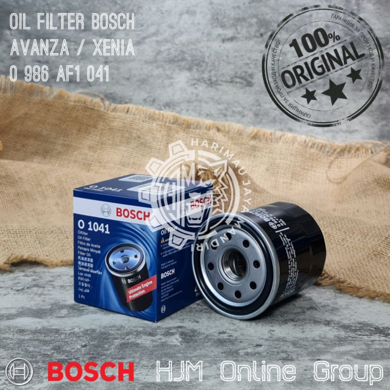 OIL FILTER - SARINGAN OLI AVANZA / XENIA / RUSH / TERIOS / AGYA / AYLA / GRAND MAX / LUXIO BOSCH